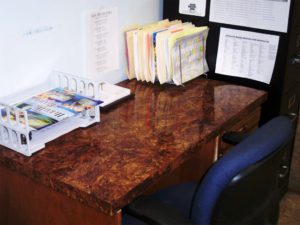 office desk organization